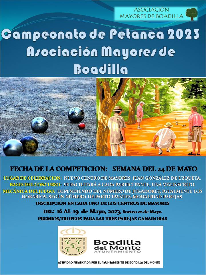 CAMPEONATO DE PETANCA 2023